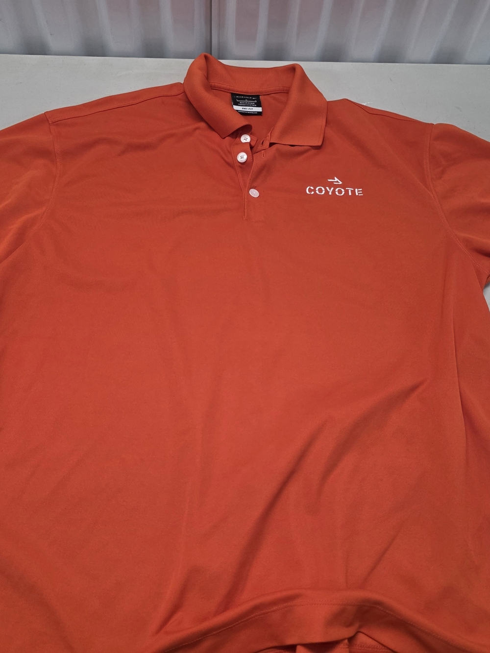 Nike Golf Dri-Fit With Coyote Logo Polo Shirt Men's Size Large
